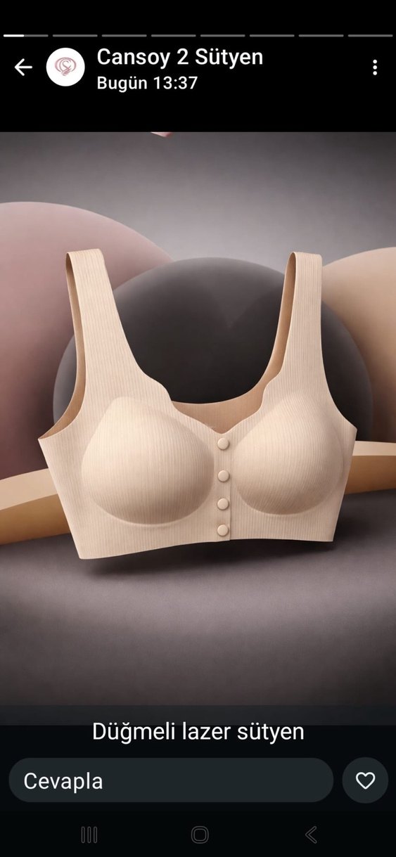 Beyaz Sporcu Sütyeni Midi Boy - Görsel 3