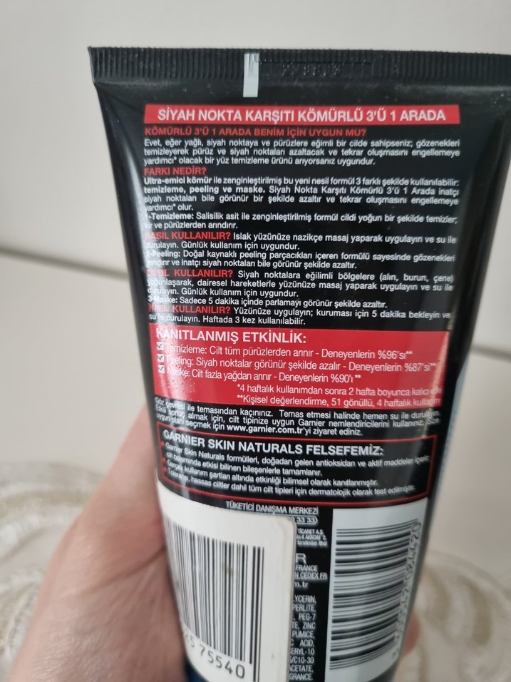 Garnier Yüz Maskesi - Görsel 2