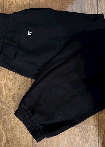 Siyah Kadın Rahat Kesim Sweatpant - Görsel 2