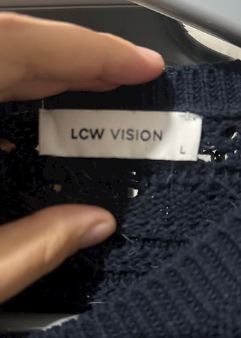 Kadın Siyah-Beyaz Çizgili Örgü Hırka - Görsel 2