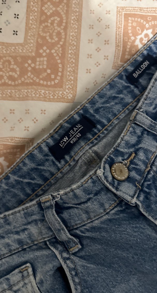 Gri Mavi Salaş Kadın Denim Jean - Görsel 2