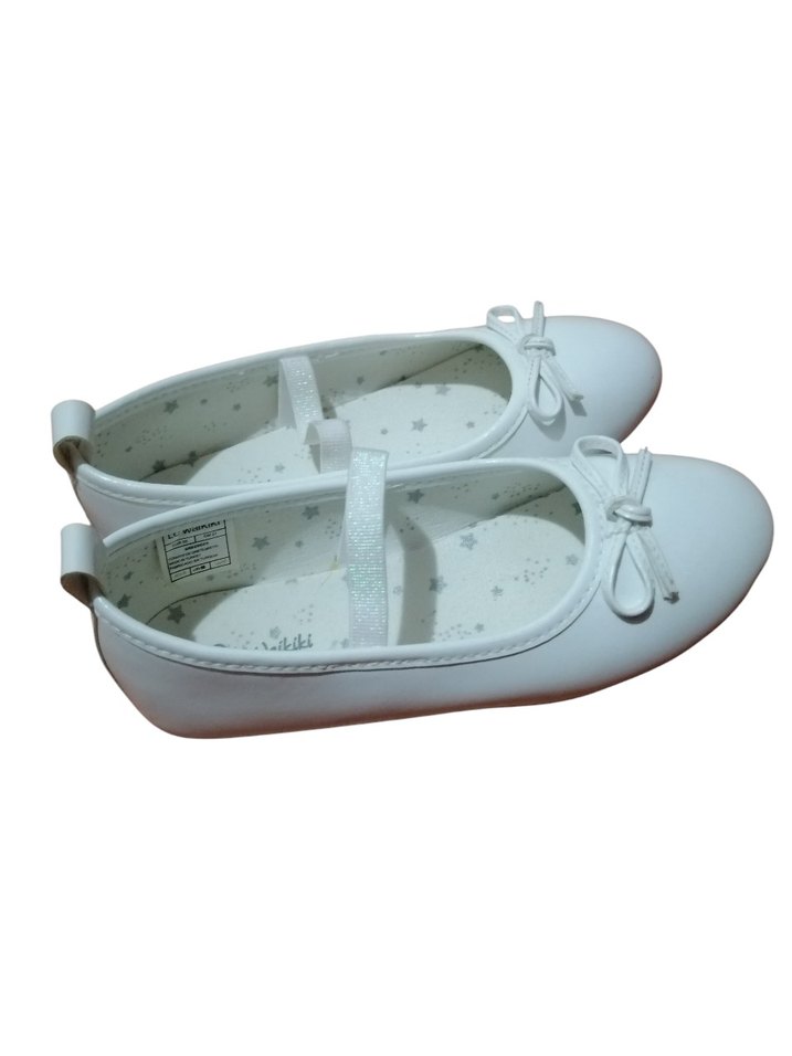 Kız Çocuk Beyaz Fiyonk Detaylı Babet 33 numara - Görsel 2