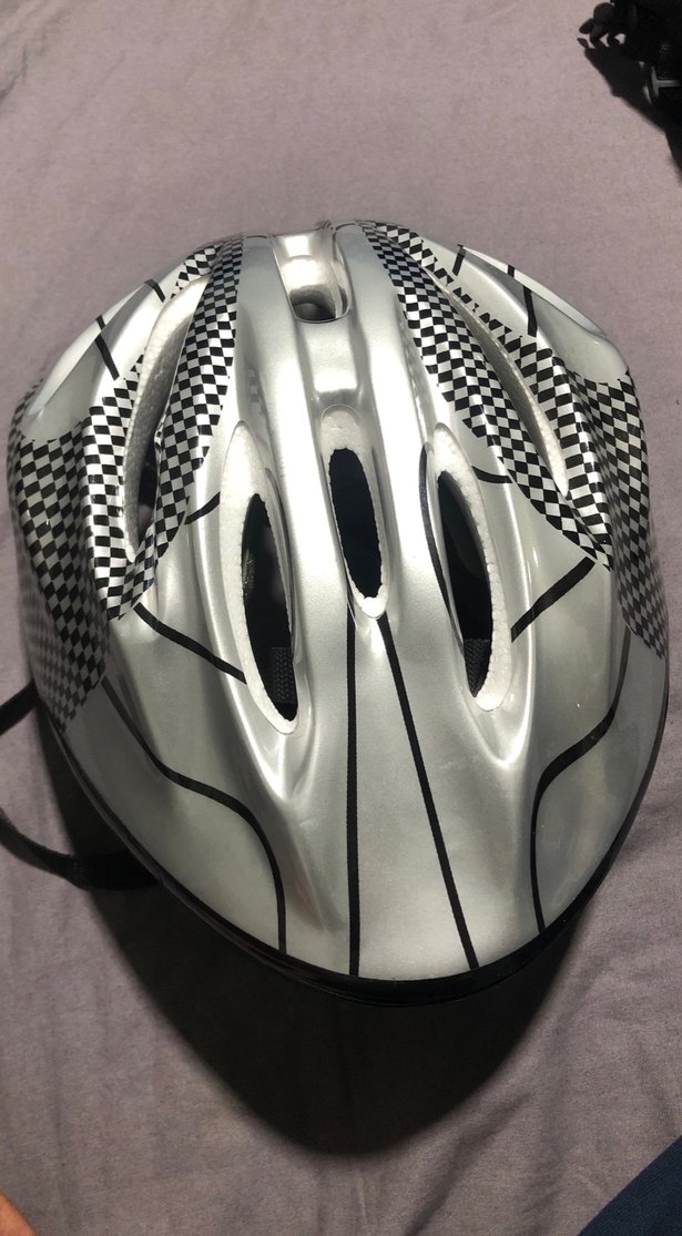 Mavi Kemerli Yılan Desenli Motosiklet Kaskı - Görsel 4