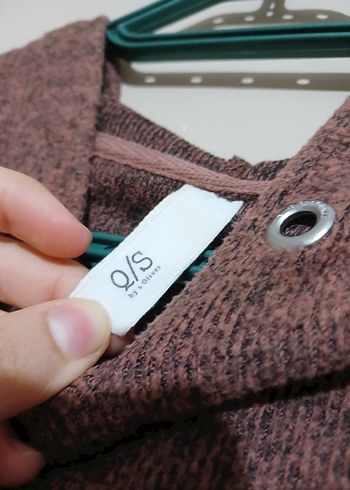 Kadın Kahverengi Örme Bol Kesim Sweatshirt - Görsel 4