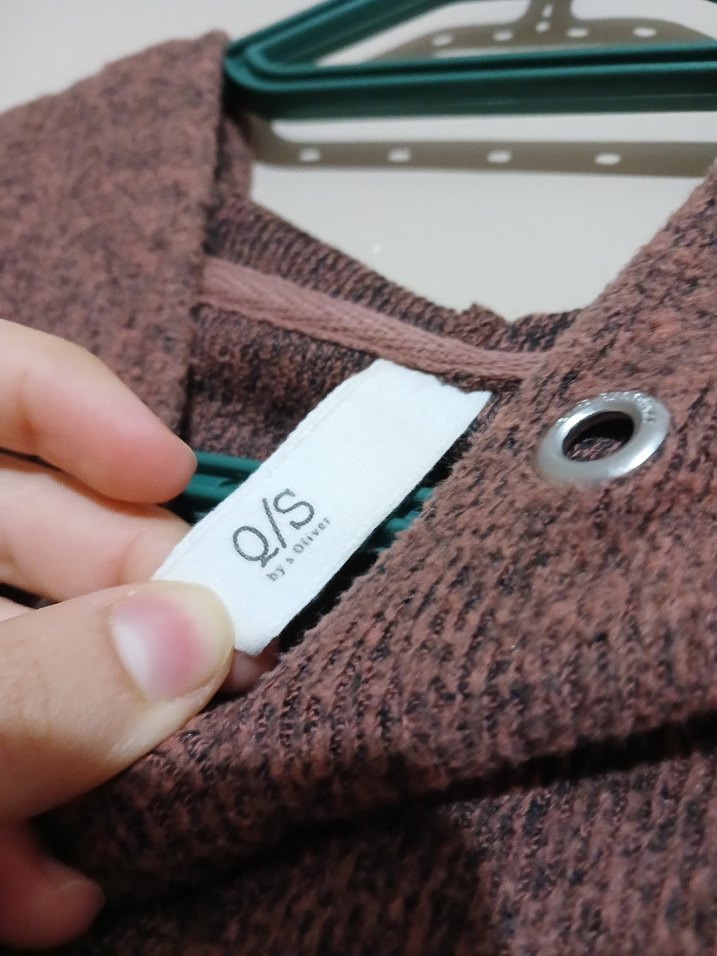 Kadın Kahverengi Örme Bol Kesim Sweatshirt - Görsel 4