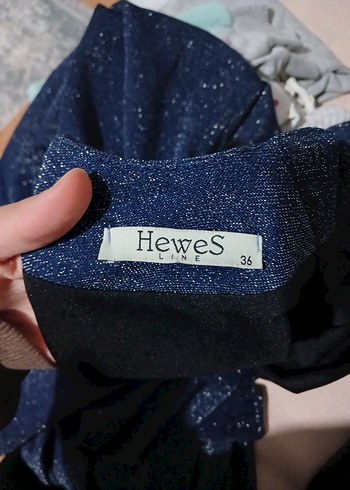 Parlak Lacivert Uzun Kollu Piliseli Abiye Elbise - Görsel 5