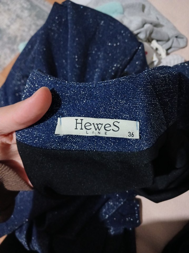 Parlak Lacivert Uzun Kollu Piliseli Abiye Elbise - Görsel 5