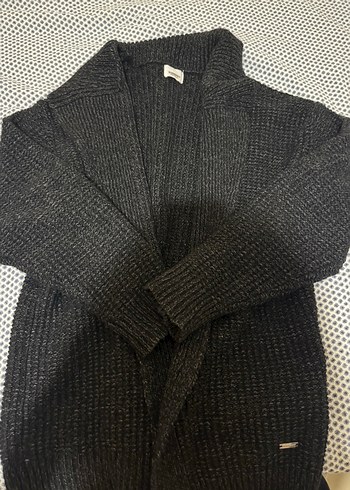 Burberry Gri Melanj Triko Kazak