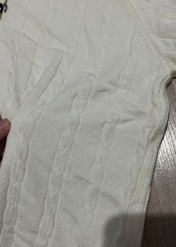 Erkek Beyaz Düğmeli Polo Triko - Görsel 4