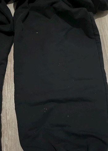 Siyah Rahat Kesim Kadın Eşofman Altı - Görsel 2