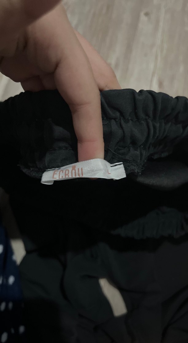 Siyah Rahat Kesim Kadın Eşofman Altı - Görsel 4