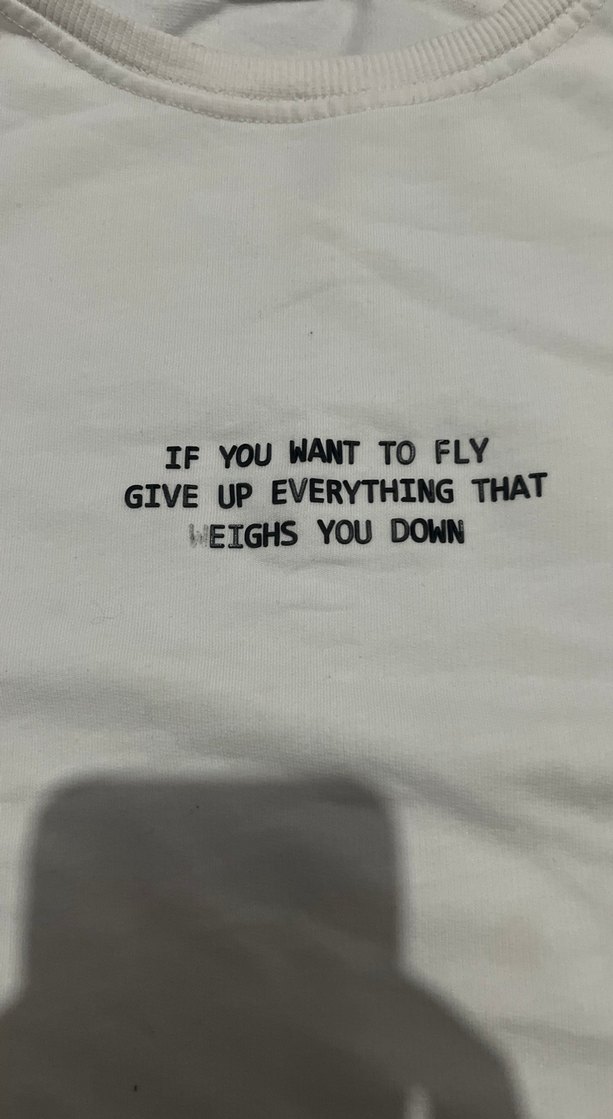 Beyaz Pamuklu Unisex Tişört - Görsel 2