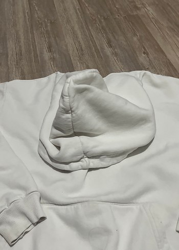 Nike Kapüşonlu Beyaz Sweatshirt - Görsel 2