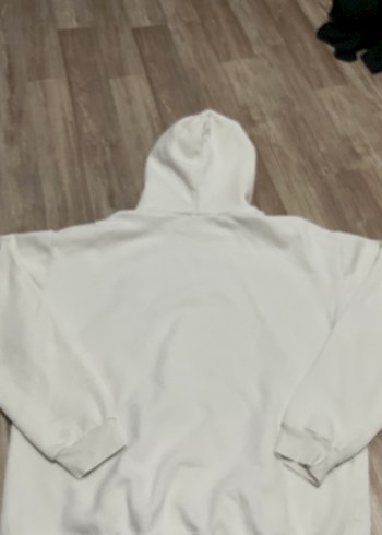 Nike Kapüşonlu Beyaz Sweatshirt - Görsel 3