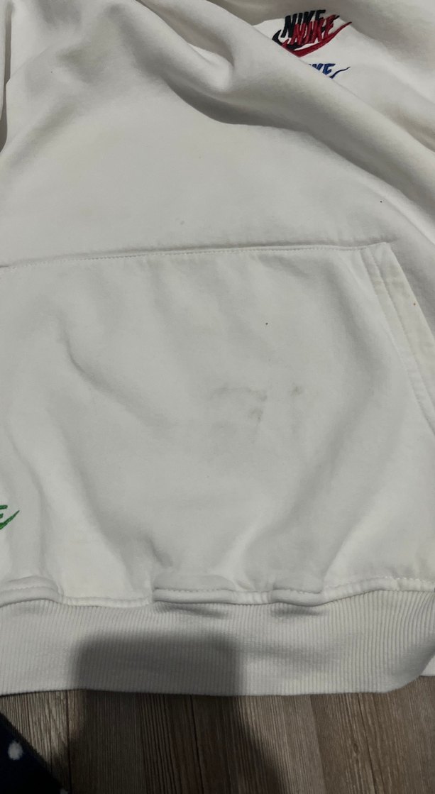 Nike Kapüşonlu Beyaz Sweatshirt - Görsel 4