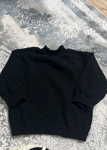 kahverengi, siyah ve çizgili çocuk kazak - Görsel 2