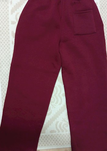 Bordo Kadın Rahat Kesim Sweatpant - Görsel 4