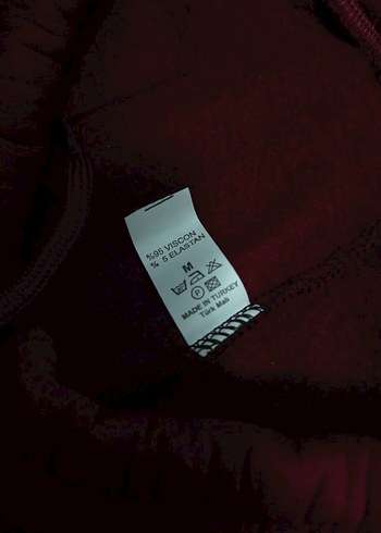 Bordo Kadın Rahat Kesim Sweatpant - Görsel 5