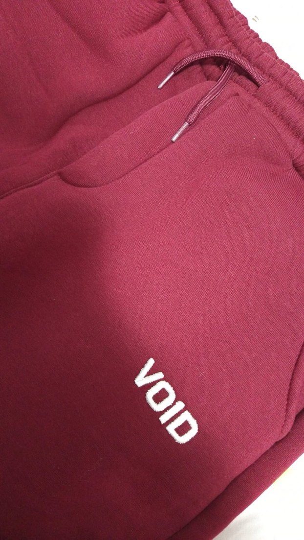 Bordo Kadın Rahat Kesim Sweatpant - Görsel 2