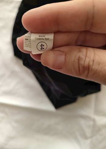 44 Beden siyah Renk Siyah tankini