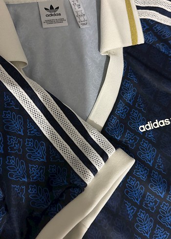 Forma özel tasarım Lacivert Desenli Kısa Kollu Polo Tişört - Görsel 4