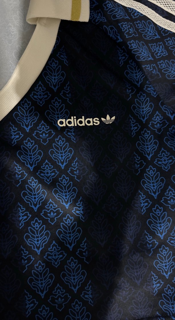 Forma özel tasarım Lacivert Desenli Kısa Kollu Polo Tişört - Görsel 3