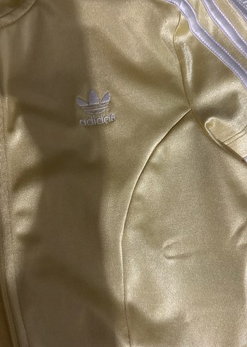 Adidas Saten Kısa Kollu Fermuarlı Kadın Ceket - Görsel 3