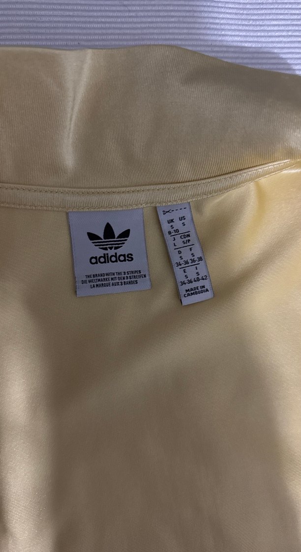 Adidas Saten Kısa Kollu Fermuarlı Kadın Ceket - Görsel 2