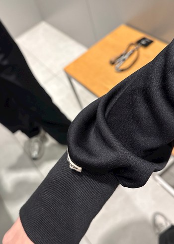 Siyah Yüksek Yakalı Nike Kadın Ceket - Görsel 4