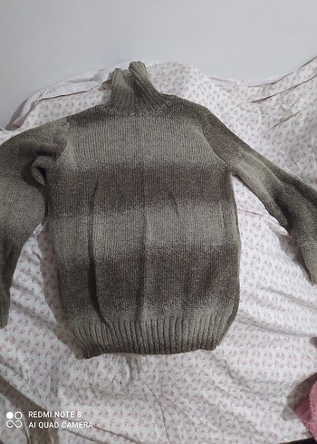 Çizgili ve Puantiyeli Mini Kadın Elbise - Görsel 10