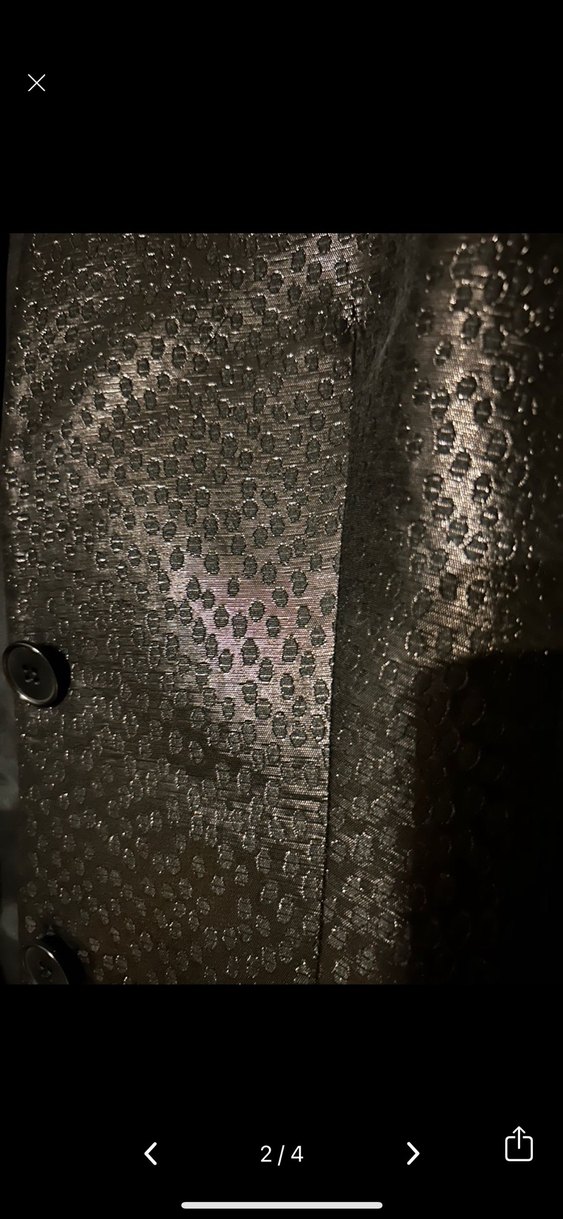 Siyah  Network Yılan Desenli  Kadın Blazer Ceket - Görsel 2