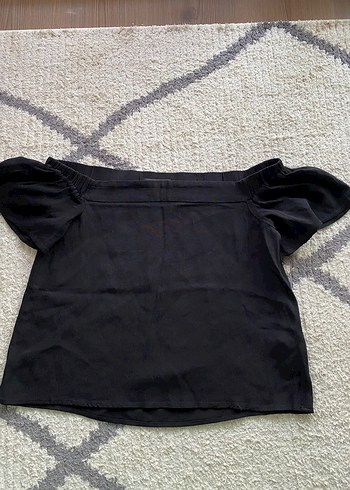 Siyah Straplez Mini Bluz - Görsel 2