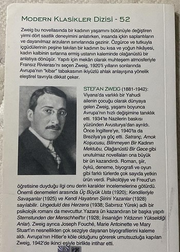 Bir Kadının Yaşamından Yirmi Dört Saat - Stefan Zweig - Görsel 2