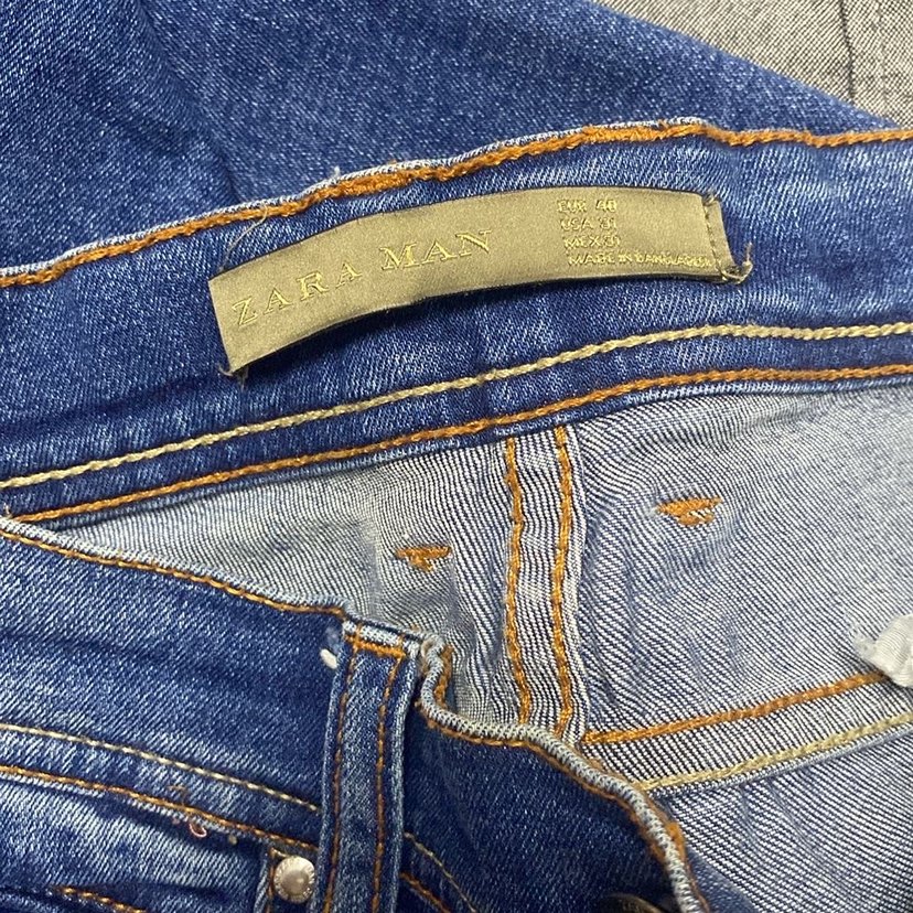 Kadın Mavi Yırtık Detaylı Midi Boy Kot Pantolon - Görsel 4