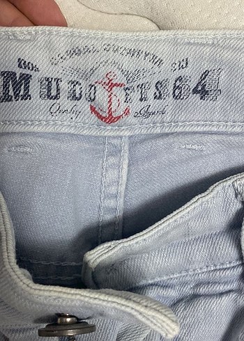 Gri Kadın Kot Pantolon Midi Boy - Görsel 6