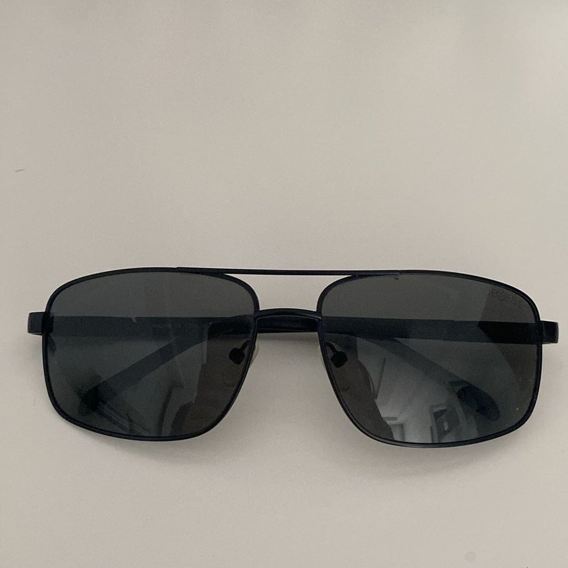 Gri Minimalist Biker Erkek Güneş Gözlüğü - Görsel 2