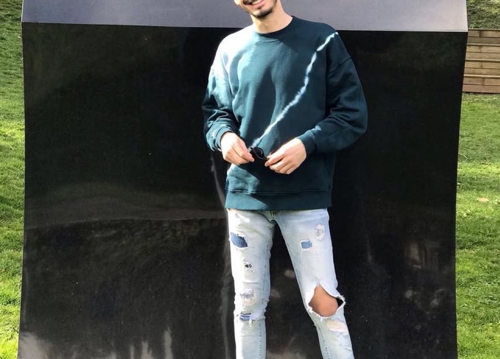 Erkek Bağlama Desenli Bol Kesim Denim Pantolon - Görsel 2