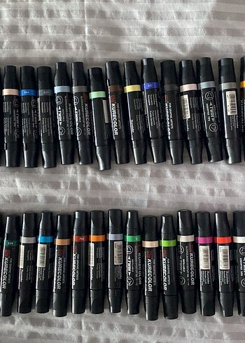 Çok Renkli Marker Kalem Seti - Görsel 3