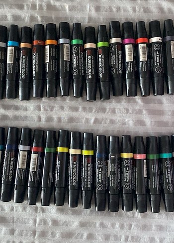 Çok Renkli Marker Kalem Seti - Görsel 2