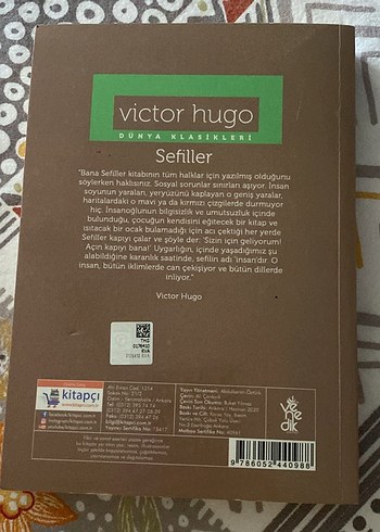 Victor Hugo - Sefiller Romanı - Görsel 2