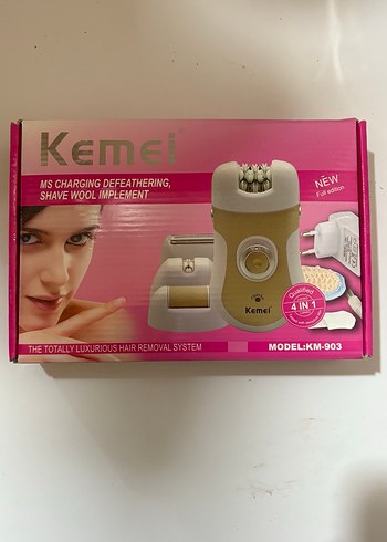 Kemel Altın Renkli Epilatör Seti - Görsel 4