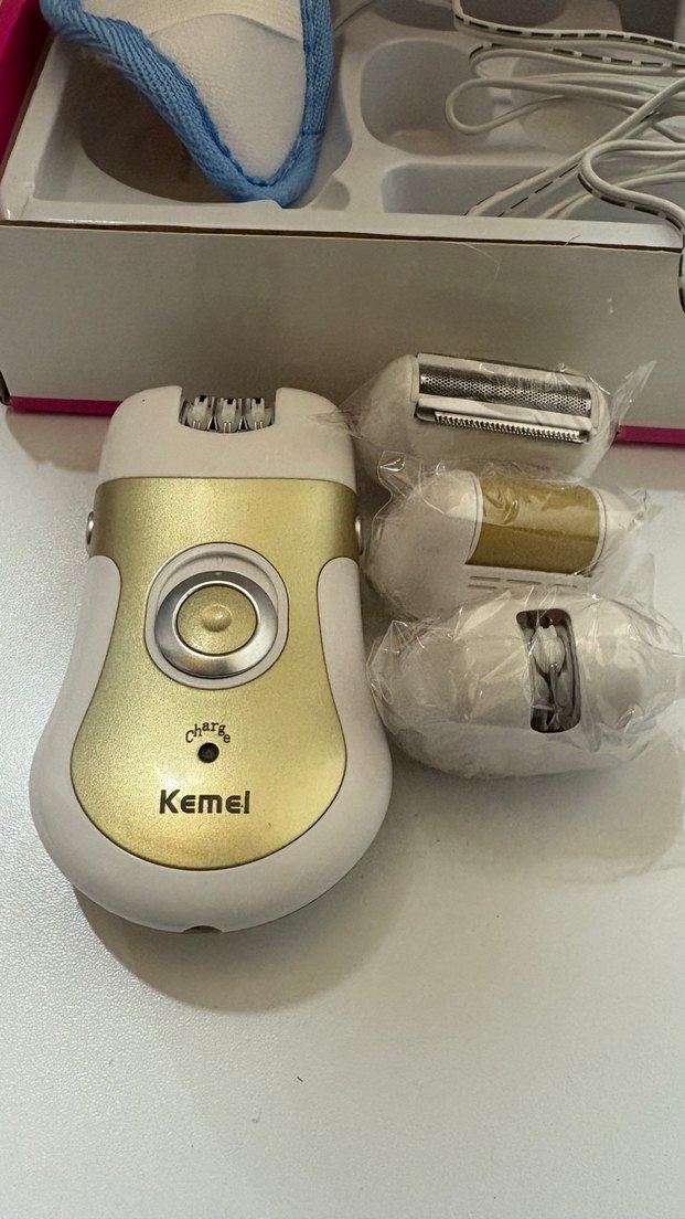 Kemel Altın Renkli Epilatör Seti - Görsel 3
