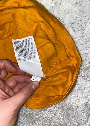 Nike Sarı Kısa Kollu erkek oversize Tişört orjinal - Görsel 3