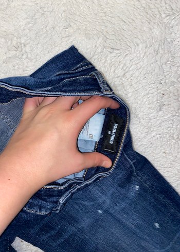 Mavi Bağlamalı Batik Erkek Kot Pantolon - Görsel 3