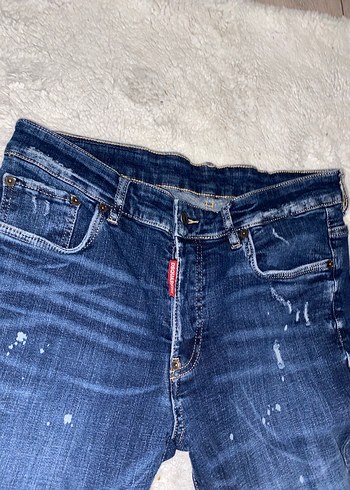 Mavi Bağlamalı Batik Erkek Kot Pantolon - Görsel 2