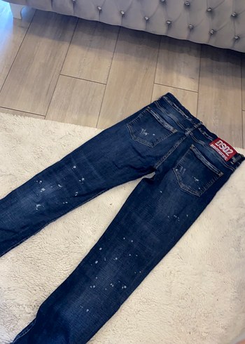 Mavi Bağlamalı Batik Erkek Kot Pantolon - Görsel 4