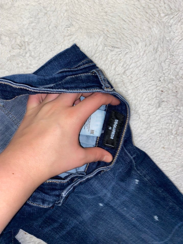 Mavi Bağlamalı Batik Erkek Kot Pantolon - Görsel 3