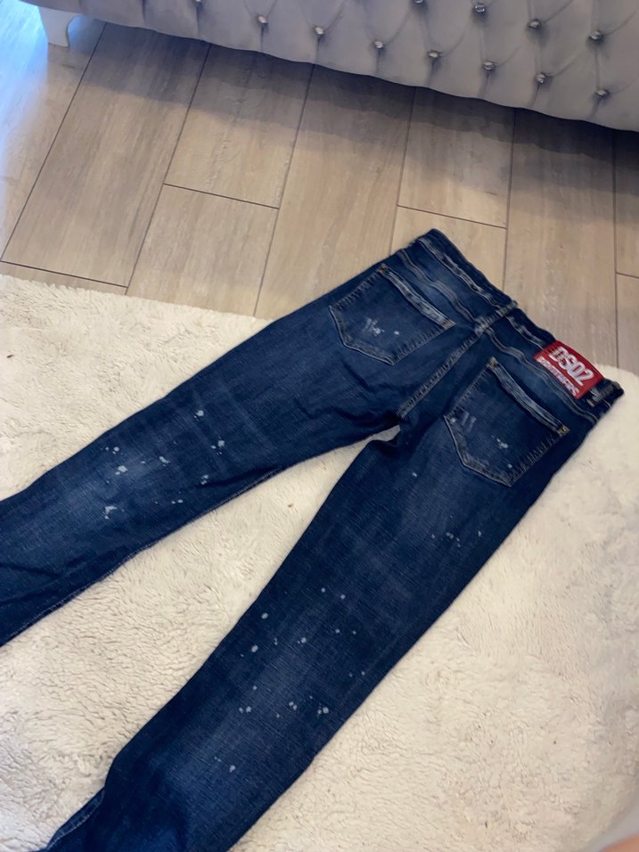 Mavi Bağlamalı Batik Erkek Kot Pantolon - Görsel 4