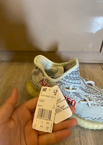Yeezy Boost 350 V2 Blue Tint  Replika  36 Numara  Sıfır - Görsel 5