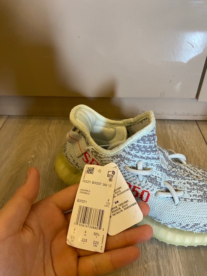 Yeezy Boost 350 V2 Blue Tint  Replika  36 Numara  Sıfır - Görsel 5